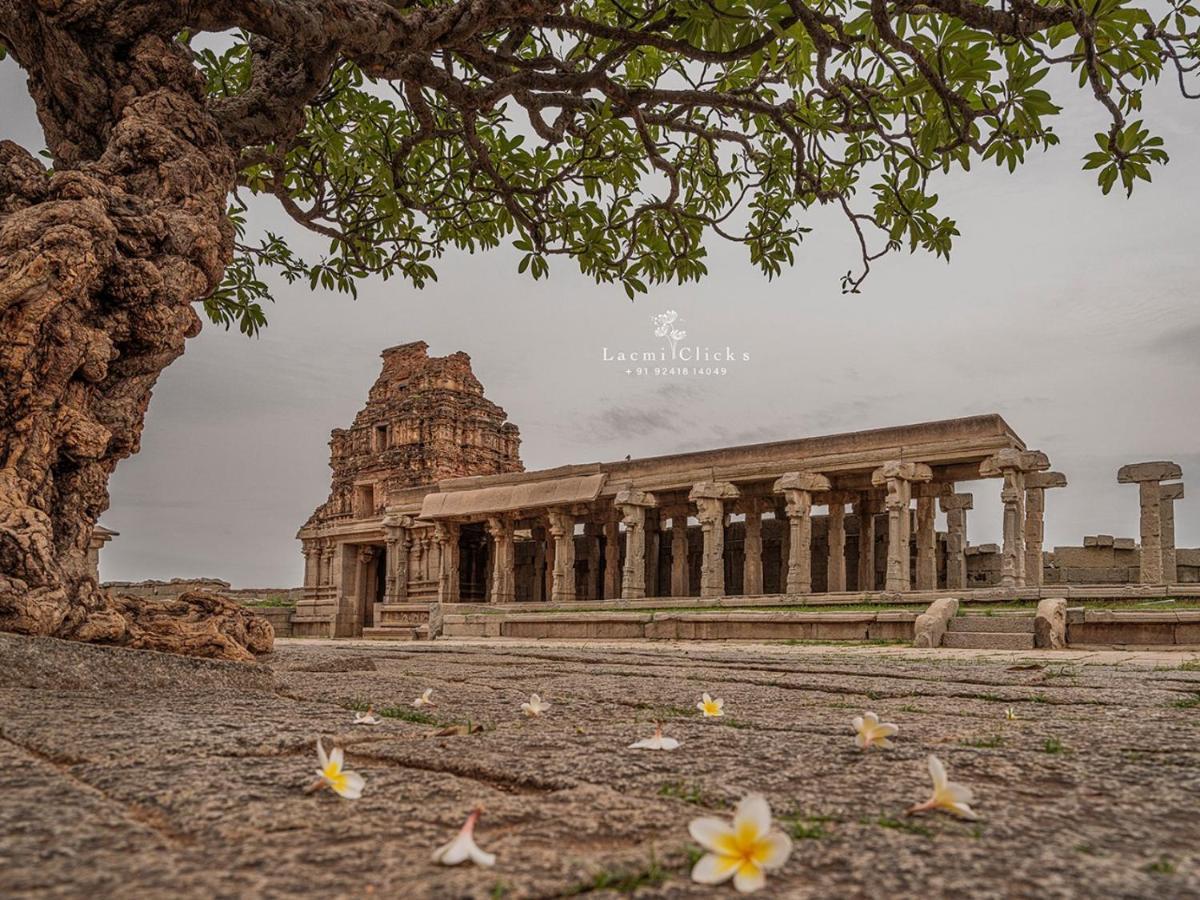 Temple View Guest House Hampi Bagian luar foto