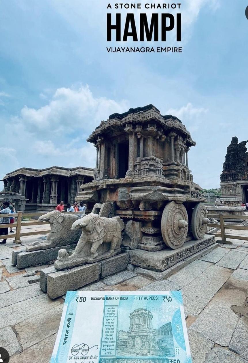 Temple View Guest House Hampi Bagian luar foto
